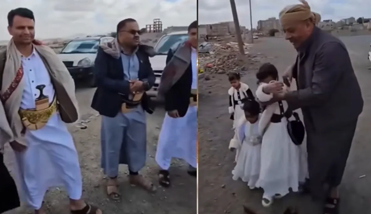 فيديو متداول يكشف جانب من امتهان الحوثيين الشعب وإذلال المواطنين