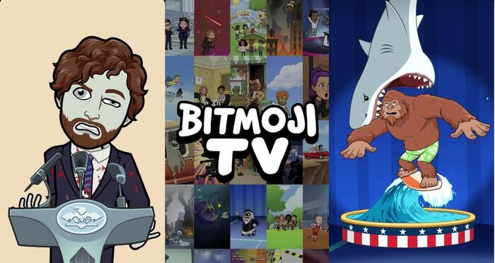 سناب شات تطلق خدمة Bitmoji TV