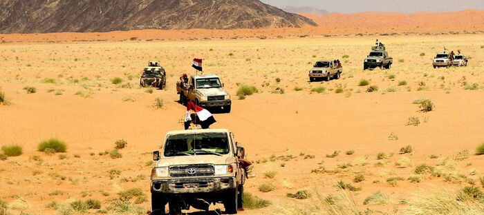 قبائل بني نوف تُحكم سيطرتها على المدخل الشرقي لمدينة حزم الجوف