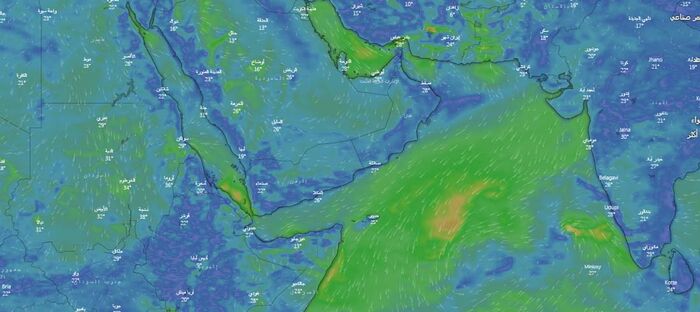 «جاتي» تقترب من السواحل الجنوبية والشرقية لليمن