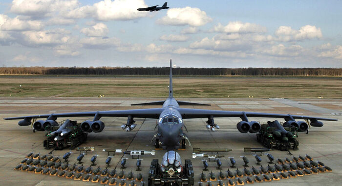 6 طائرات B-52 في المحيط الهندي لقصف إيران